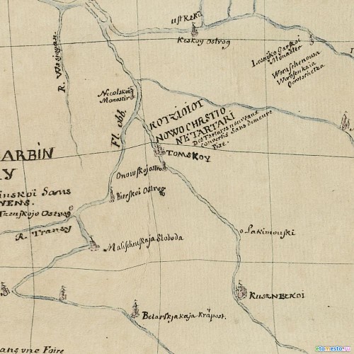 1725 Карта маршрута первой Камчатской экспедиции Витуса Беринга (2)