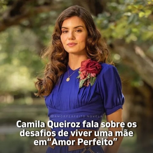 Photo shared by Amor Perfeito Novela on March 08, 2023 tagging @camilaqueiroz. May be an image of 1 